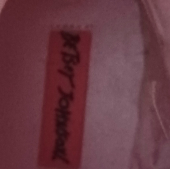 Betsey Johnson pink chrystal embellished boots. - Picture 2 of 4